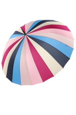 Зонт жен. Umbrella 4800-3 полуавтомат трость оптом